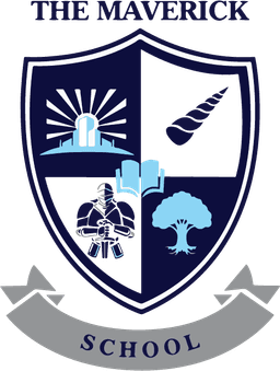 The Maverick School logo